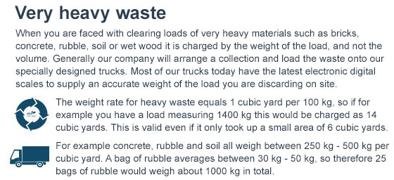 Dispose of Heavy Waste across W3